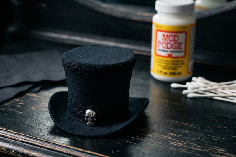Genius DIY Gothic Mini Top Hat: I Saw It in an Expensive Store and Made It Myself!